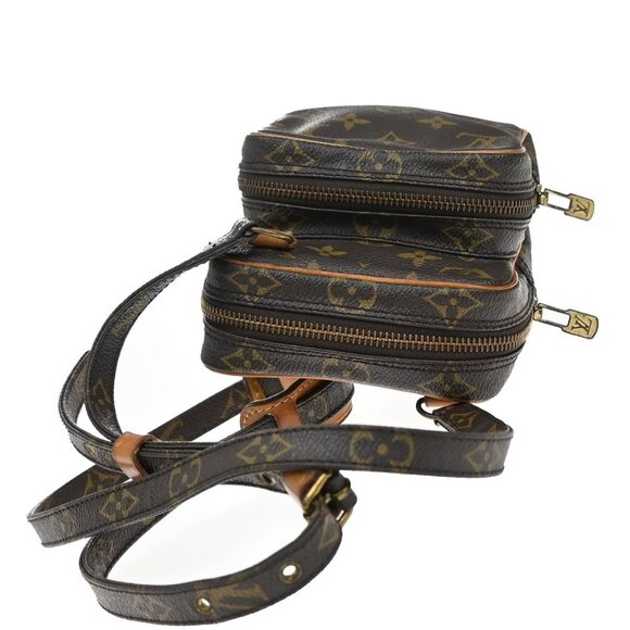 LOUIS VUITTON Mini Amazon Shoulder Bag Monogram Leather Brown - Picture 6 of 15